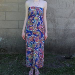 Banana Republic Factory Paisley Maxi Dress